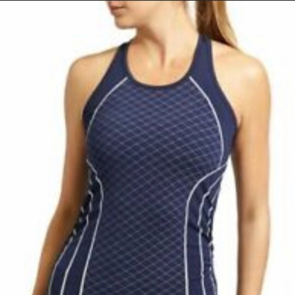 Athleta Finish Fast Line Workout Tank EUC